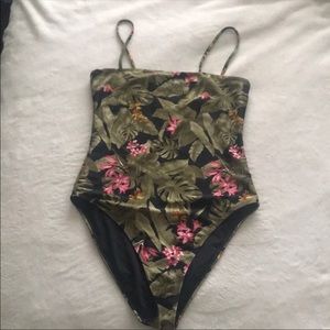 One piece bathing suit